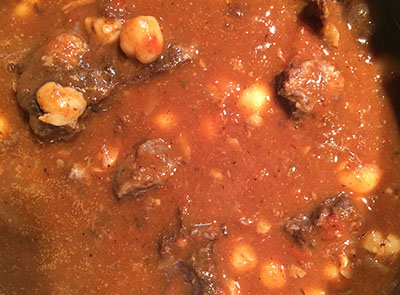 Cooking away happily for four hours.