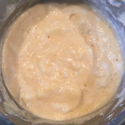 The whites gently incorporated. 