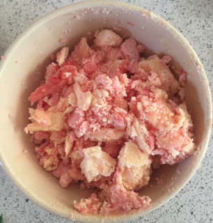 The scraped out marrow.