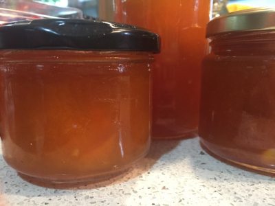 Apricot jam is one of the classics. 